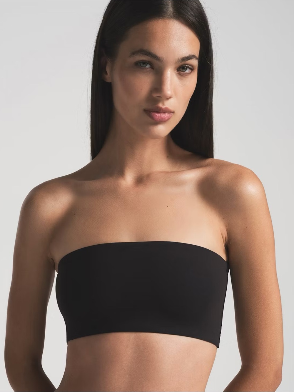 SKIMS FITS EVERYBODY BANDEAU ONYX SMALL